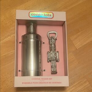 Silver Cocktail Shaker Set